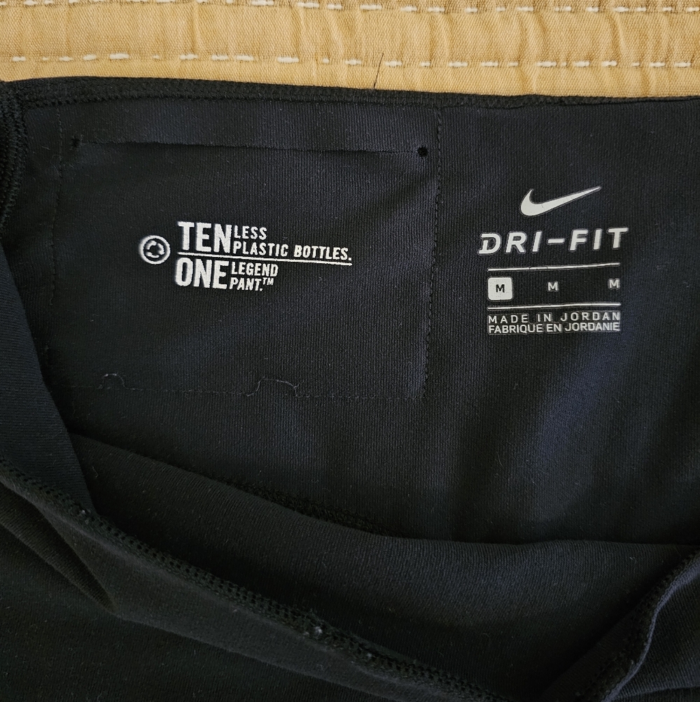 Nike Dri-Fit Legend Tight Fit Leggings Black Womens Sz Medium Athleisure - Picture 4 of 11